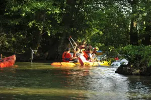 canoeing on the River Orne