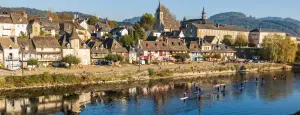 The docks of Argentat-sur-Dordogne