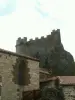 Schloss mit Blick auf das Dorf Arlempdes