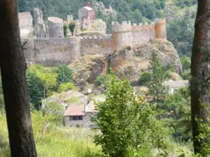 Arlempdes village and castle