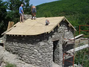 Il tetto del forno per il pane