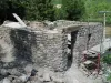 Reconstruction of the bread oven at La Mouline