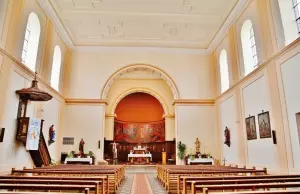 El interior de la iglesia de Saint-Jacques