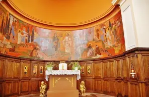 El interior de la iglesia de Saint-Jacques