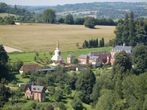 Centro tibetano, nel paese di Camembert