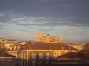 Cathedral of Auch seen from afar