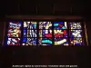 Audincourt - Vitrail - Oeuvre de Fernand Léger (© Jean Espirat)
