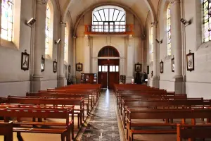 El interior de la iglesia de San Martín