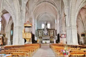 The interior of the Notre-Dame church