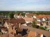 Auxonne, vue de la tour de l'église Notre-Dame