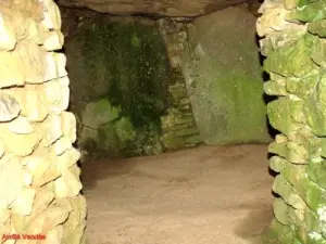 Cámara mortuoria del dolmen de Sulette