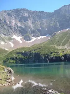 Wandelen in het Lake Peyralade