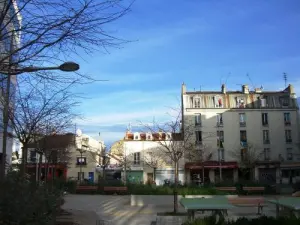 Ort und Rue Edouard Vaillant
