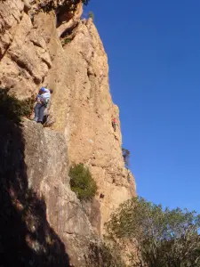 Escalada en las gargantas del Blavet