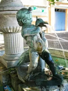 Fuente ganso Niño