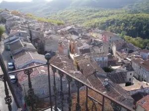 El pueblo visto desde el campanario de la iglesia de Saint-Antonin