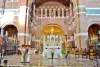 The interior of the church Saint-Vaast