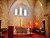 The interior of the Saint-Maurice church