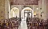 The interior of the Saint-Maurice church