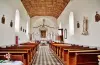 Vaubadon - Interno della chiesa di Sant'Anna