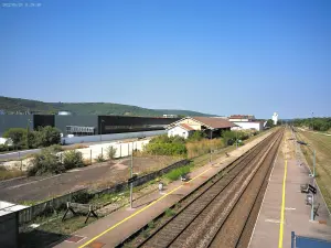 Vue depuis la passerelle SNCF