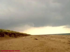 Beach Boucholeurs antes da tempestade