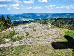 Panorama dal belvedere dell'Haut du Roc (© JE)