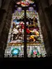 Vitrail du milieu, du chœur (© J.E)