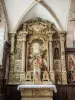 Lateral altar of the Saint-Martin church (© J.E)