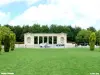 Raised to the glory of 13,000 dead English soldiers at Bayeux