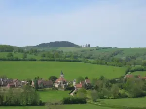 Vista da aldeia de Bazoches