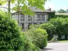 Façade à pans de bois du restaurant