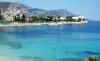 Praia e porto de Baie des Fourmis - Villa Kérylos