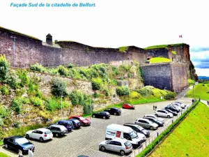 Fachada sul da cidadela de Belfort (© J.E)