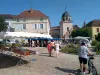 Place du village, jour de marché