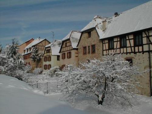 Bergheim - Les remparts en hiver