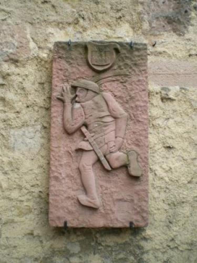 Bergheim - Bergheim, le blason annonçant une terre d'asile...