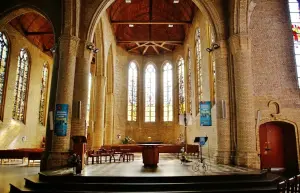 Het interieur van de kerk van St. Martin
