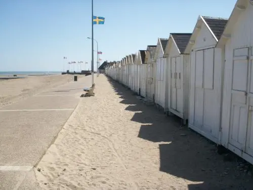 Bernières-sur-Mer - Plage - Cabines