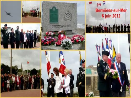 Bernières-sur-Mer - Landing - Gedenkfeiern der 6. Juni 1944