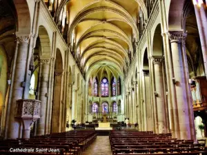 Nef de la cathédrale Saint-Jean (© Jean Espirat)