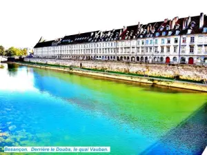 Achter Doubs, de Quai Vauban (© Jean Espirat)