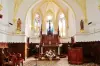 The interior of the Saint-Omer church