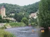 Barge on the Dordogne