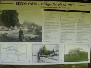 Bezonvaux，摧毁了村庄