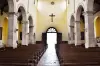 O interior da igreja de Saint-Jacques