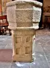 Baptismal Font, Church of St. Cerneuf (© J.E)