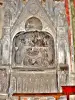 funerary sculpture - St. Cerneuf Church (© J.E)