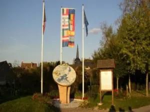 Het monument van de euro