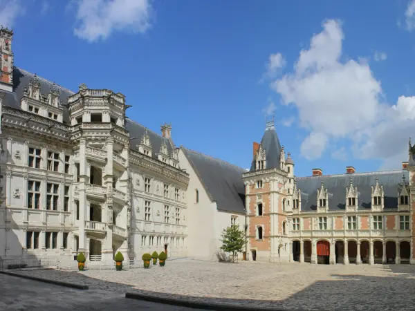 皇家城堡Blois - 建筑物在Blois